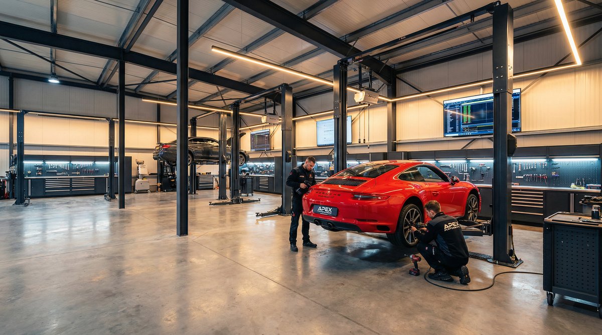 91汽车改装门店实景